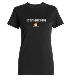 STAYTHEFUCKHOME Hamster Damen T-Shirt