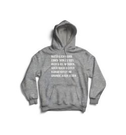 3 Liter Kakao Übelkeit Hoodie